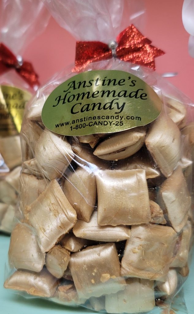 Golden Crunchies filled with PeanutButter Anstine's Homemade Candy